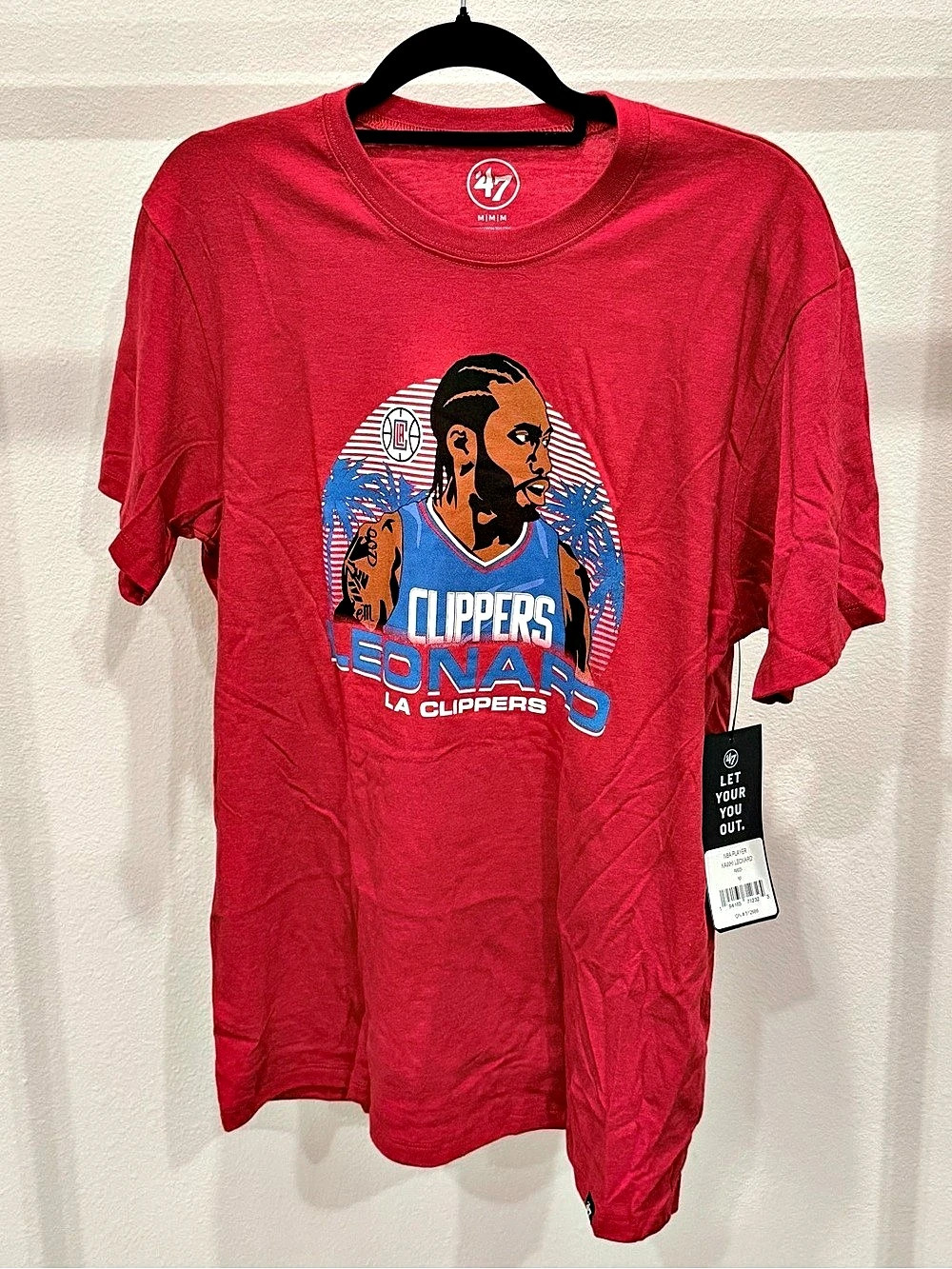 47 Kawhi Leonard Clippers Graphic Tee Size Medium NWT